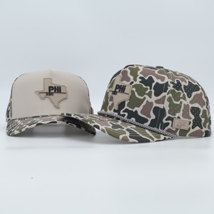 OEM Herren 5-Panel Lasergeschnittene Perforierte Gorras Wasserdichte Sport-Baseballkappe Golfmütze mit Gummi-Patch-Logo Schnell Trocknende Golfhüte - Product Image 1