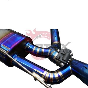 Échappement Vortex Titanium Valvetronic compatible avec BMW G07 X7 M50i M60i 4.4T 2019-2025, kit silencieux cat-back de performance racing bleu - Product Image 5