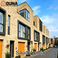 Fenêtre à battant en aluminium OUNA Project Engineering Villa, résistante aux impacts des ouragans, avec verre trempé et isolation thermique, autres fenêtres