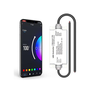 IP68 방수 WIFI APP 컨트롤러 12V 24V DC <span class=keywords><strong>LED</strong></span> 조광기 <span class=keywords><strong>RGB</strong></span> RGBW 컨트롤러 (<span class=keywords><strong>LED</strong></span> 스트립 용 리모컨 포함) - Product Image 4