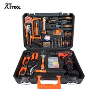 Kit combiné d'outils électriques sans fil : perceuse, clé à main, boîte à outils, ensemble d'outils