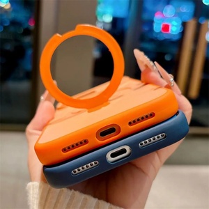 Funda Magnética Antideslizante para Teléfono con Sensación de Piel de Lujo para iPhone 16 15 14 13, Funda para iPhone 17 Pro Max con Soporte - Product Image 4
