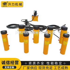 Crics hydrauliques électriques à double effet de petite et grande capacité, 50 tonnes, vente en gros, matériau en acier, directement de l'usine - Product Image 5