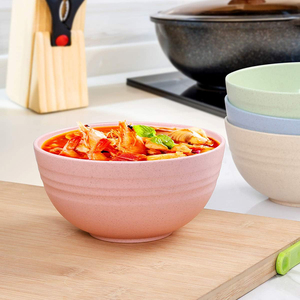 Tigelas de cereais inquebráveis, tigela leve de fibra de palha de trigo, máquina de lavar louça, segura para micro-ondas, tigelas de sopa de arroz