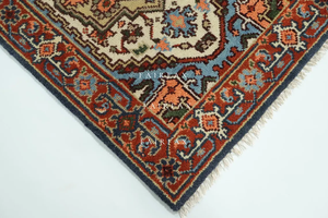 Tapis en laine et coton noué à la main 10x14 pieds, taille personnalisée - Tapis moderne pour sol domestique, très résistant, lavable et antidérapant - Product Image 3