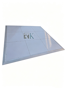 Vente en gros usine : Piste de danse blanche modulaire personnalisable pour mariages, fêtes et studios de danse - Product Image 1