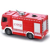 Camion de pompiers télécommandé DOUBLE Eagle E572-003 RC 2,4 GHz à l'échelle 1/26 avec pulvérisateur pour enfants