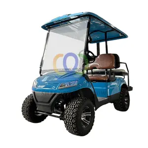 4 seater golf cart with gas or electric power