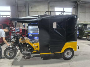 Tricycle à moteur de fret, passagers, essence, <span class=keywords><strong>moto</strong></span> à 3 roues, side-car, 4 passagers, moteur à refroidissement par eau, production professionnelle - Product Image 6