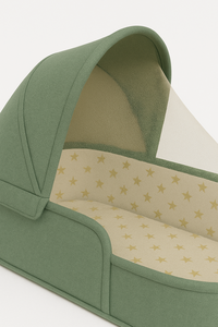 Katlanabilir bebek yatağı & bebek bezi çantası | Cibinlik & gölgelik su geçirmez Oxford kumaş ile taşınabilir seyahat bassfabric - Product Image 4