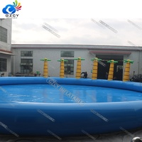 Piscines géantes rectangulaires en PVC, piscines gonflables bon marché