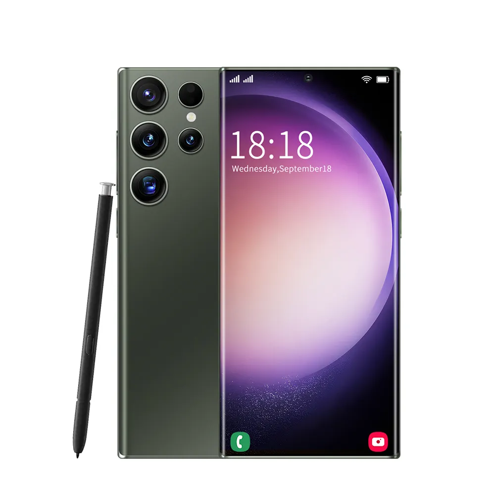 2024バージョンスマートフォンS23Ultra4G ePen AndroidデュアルSim 3GB64携帯電話6.7インチヘキサコアフォン