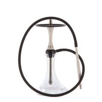 Chicha Alpha Hookah en acier inoxydable de haute qualité d'origine russe avec logo personnalisé, durable et écologique, coffret cadeau