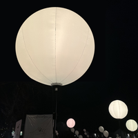 Le LOGO blanc Offre Spéciale a imprimé le support gonflable de tour de lumière de ballon de 1.5m et de 2m LED IP54 a évalué la garantie de 5 ans pour la publicité