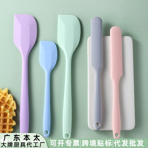 <b>Silicone</b> Spatula Set Baking <b>Tool</b> With Butter Squeegee Oven Safe Dishwasher Safe Food Grade For Baking Pastry - Product Image 4
