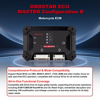 OBDSTAR ECU Master B Configuration : Clonage d'ECU de moto via PC, compatible avec plus de 100 marques de motos et plus de 300 types d'ECU.