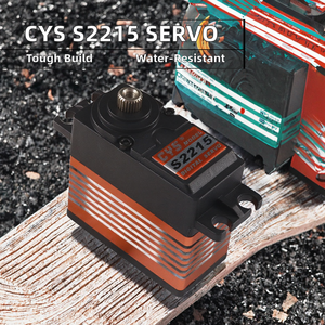 Servo numérique sans noyau étanche de taille standard <span class=keywords><strong>CYS</strong></span> S2215 série 22, couple de 15 kg, en métal pour télécommande 1/8 1/10 - Product Image 2