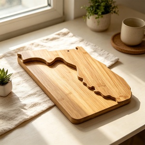 Tagliere in Bambù con Mappa della Florida Incisa al Laser, Personalizzabile, Naturale, per Servire Salumi, Souvenir da Viaggio, Regalo - Product Image 5