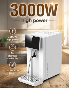 Machine <span class=keywords><strong>à</strong></span> vapeur de <span class=keywords><strong>lait</strong></span> commerciale intelligente <span class=keywords><strong>à</strong></span> 6 orifices avec PID, <span class=keywords><strong>mousseur</strong></span> <span class=keywords><strong>à</strong></span> <span class=keywords><strong>lait</strong></span> électrique pour cafés et salons de thé - Product Image 1