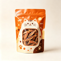 Sacs d'emballage pour aliments pour animaux de compagnie, fabricant d'emballages souples, pochettes personnalisées imprimées pour aliments pour animaux, sachets à fond plat