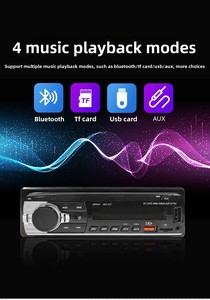 Receptor de Audio <span class=keywords><strong>MP3</strong></span> para Auto, Reproductor TF/USB con Cancelación de Ruido para Entretenimiento en el Auto, Compatible con Autos Antiguos/Nuevos - Product Image 5