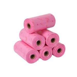 Nouveaux sacs à déjections canines biodégradables et anti-fuite, parfumés aux fraises, fabriqués sur mesure par le fabricant, pour 2026 - Product Image 2