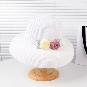 Nuovo estivo da donna elegante cupola mare spiaggia piatta Eave parasole paglia tessuto <span class=keywords><strong>odio</strong></span> - Product Image 5