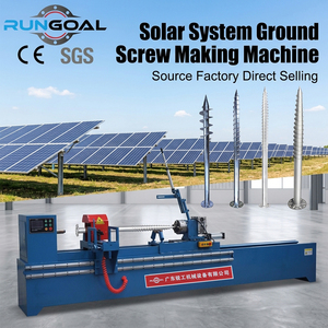 Sistema de Montaje Solar Rungoal, Máquina de Soldadura de Estacas Solares, Máquina de Soldadura de Espirales, Máquina de Fabricación de Tornillos Espirales - Product Image 1