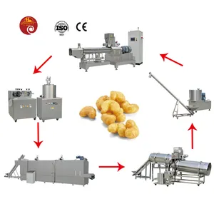 Low Price Corn Puffs Extruder Machine /Mini Twin Screw Extruder / Snack Food