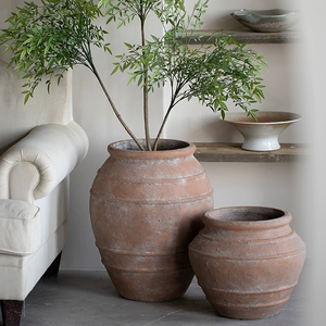 <span class=keywords><strong>Macetas</strong></span> <span class=keywords><strong>Grandes</strong></span> <span class=keywords><strong>de</strong></span> Cerámica Terracota Hechas a Mano, Estilo Europeo, <span class=keywords><strong>para</strong></span> Decoración del Hogar y <span class=keywords><strong>Jardín</strong></span>, <span class=keywords><strong>para</strong></span> Balcón - Product Image 4