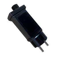 Lumières de Noël et de fontaine imperméables à 8 fonctions IP44 24V 3-8W Matériel PC Adaptateur d'alimentation LED Sortie CC