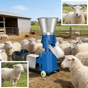 Nouvelle machine de fabrication d'aliments pour animaux (poulets, crevettes, chats, volailles) à haute productivité pour maïs et herbe - Product Image 2