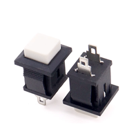 DS-430 petit bouton d'action carré à réinitialisation automatique sans verrouillage interrupteur à clé d'alimentation toujours allumé, appuyez sur