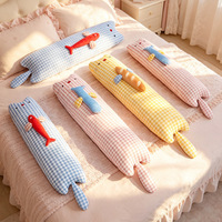 Oreiller géant en peluche personnalisable, design ours ou crocodile, super doux, en coton PP, anti-stress pour enfants