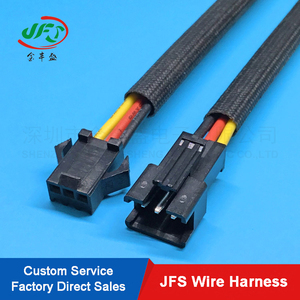 3 मिमी 3 पिन दो सिलेंडर मोटरसाइकिल नेतृत्व कॉपर कोर और पीपी इन्सुलेशन अनुकूलन योग्य लंबाई - Product Image 5