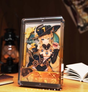 Sản Phẩm Mới 3D Tay Giấy Thủ Công Acrylic Anime Mù Hộp Pha Lê Khối Anime Gạch Anime Cô Gái Thẻ Gạch Cho Lưu Niệm - Product Image 5