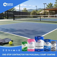 Système Acrylique Complet pour Terrains Sportifs : Base, Apprêt, Nivelant, Couche de Couleur, Antidérapant et Peinture de Marquage pour Béton (Vente en Gros)