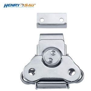 Bán Sỉ Kẹp Kim Loại Dạng Xoắn Khóa Treo Màu Vàng Ánh Sáng Cho Hộp Chốt Bướm Xoay Lõm - Product Image 2