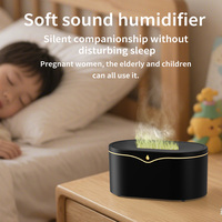 Diffuseur d'huiles essentielles à flamme aromatique ultrasonique 3D personnalisé en gros, humidificateur d'air parfumé pour la maison, bureau, USB, chambre, yoga