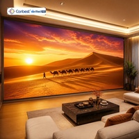 Canbest Pantalla LED 5G 8K de paso ultrafino P0.7 P0.9 P1.2 para cine en casa 600x337.5mm, Micro Video Wall 5G 8K para cine de lujo