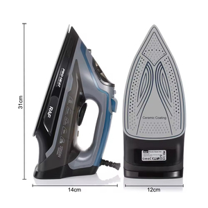 Fer à repasser électrique de haute qualité 3000W avec semelle en acier inoxydable et fonction autonettoyante pour usage domestique - Product Image 2