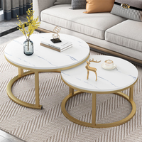 Table à thé moderne et simple en acier inoxydable italien, plateau en pierre pour salle à manger en plein air, cuisine, salon, style panneau en bois pour la maison