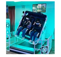 Gagnez de l'argent Business 9d VR Rotation à 360 degrés 2 sièges Simulateur VR Grande vente pour le festival des achats de mars