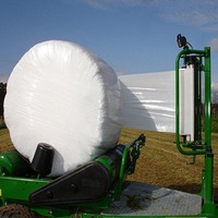 Film d'emballage pour balles de silage LONGXING LXBW-01 en LDPE, 750 mm, 25 microns, qualité machine, soufflage doux, pour légumes