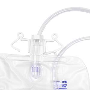 वयस्क और बच्चे पोर्टेबल मूत्र बैग 2000 एमएल पुरुष मूत्र पैर सिलिकॉन मूत्र जल निकासी बैग - Product Image 4