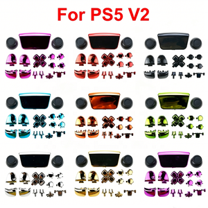 ชุดปุ่มจอยสติ๊กโครเมียมแบบเต็มชุดสำหรับ PS5 V2.0 BDM-020 พร้อมแท่งควบคุมและ D-Pad L1 R1 L2 R2 อุปกรณ์เสริมสำหรับคอนโทรลเลอร์ - Product Image 1