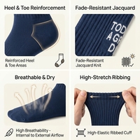 Chaussettes de sport athlétiques en coton tricoté élastique personnalisées avec logo jacquard pour hommes et femmes, confortables, pour le fitness, vente en gros OEM