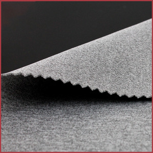 Tissu en néoprène composite <span class=keywords><strong>gris</strong></span> <span class=keywords><strong>chiné</strong></span> de qualité supérieure, à bords festonnés, doux, élastique et épongeux, pour sacs et étuis de protection électroniques - Product Image 1