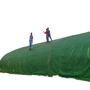 Both sides PVC coated polyester tarpaulin tent fabric
