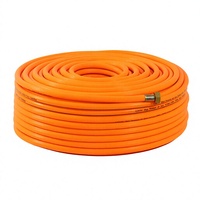 Tuyau d'air orange, tuyau de pulvérisation de qualité industrielle, résistant à l'usure et à la corrosion, adapté au nettoyage des tuyaux de compresseur d'air